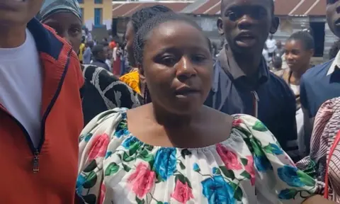 Voter in Goma, DR Congo