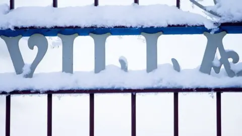 @AVFCOfficial Snowy gates at Villa Park