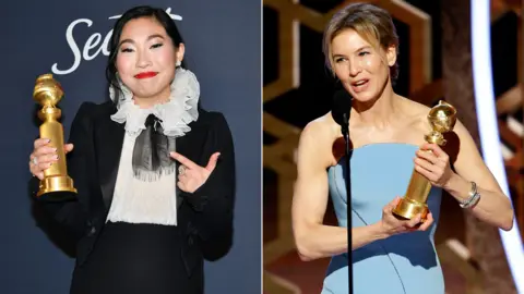 Getty Images/Reuters Awkwafina and Renee Zellweger