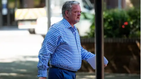 PA Media Mark Lerigo outside court