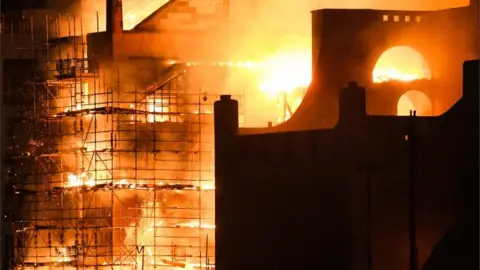 Getty Images Glasgow School of Art fire