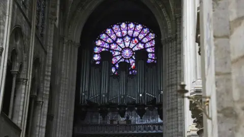 AFP/Getty Pictures of Notre Dame after a devastating fire in April 2019