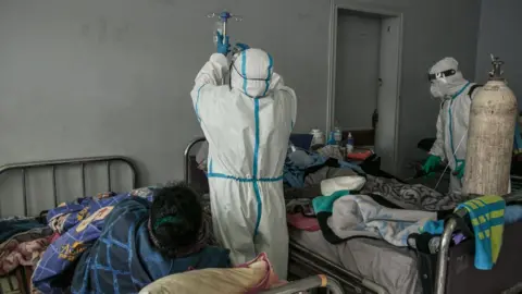 Getty Images Hospital ward in Antananarivo