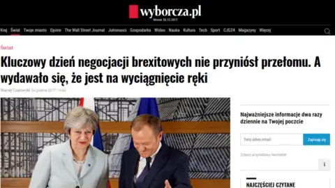 Gazeta Wyborcza Gazeta Wyborcza Brexit article