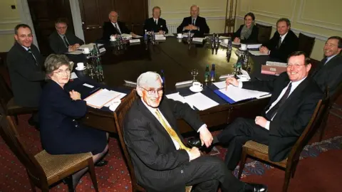 PAUL FAITH The first Northern Ireland Executive meeting in December 1999
