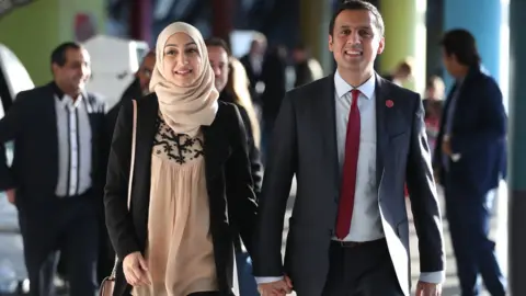 PA Media Anas Sarwar arrives with his wife Furheen in 2017