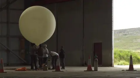 SaxaVord Spaceport Balloon launch