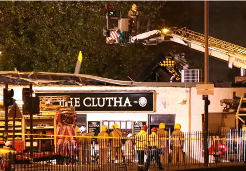 PA Media The Clutha crash