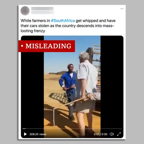 Footage not from the current unrest