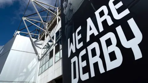 PA Media Derby County's Pride Park Stadium