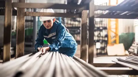 Getty Images Worker in warehouse