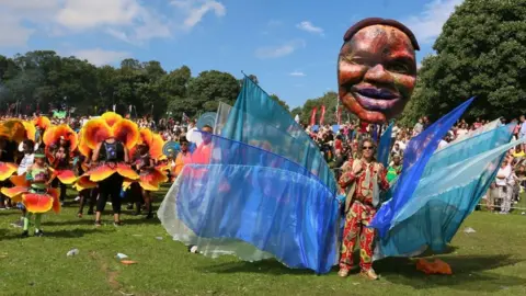 The David Oluwale Memorial Association Leeds West Indian Carnival in 2017