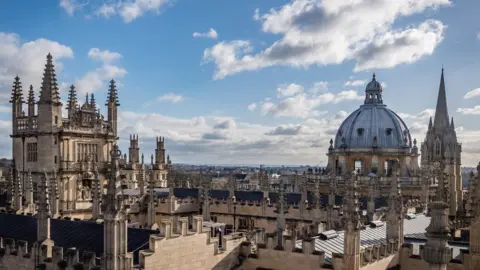 Anthony P Morris Radcliffe Camera and Old Library roofs