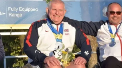 Keith White at the European Championships