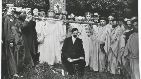 Getty Images Marquess of Anglesey with gorsedd in 1902