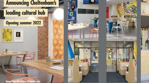 cheltenham trust Illustrative mock up of the gallery