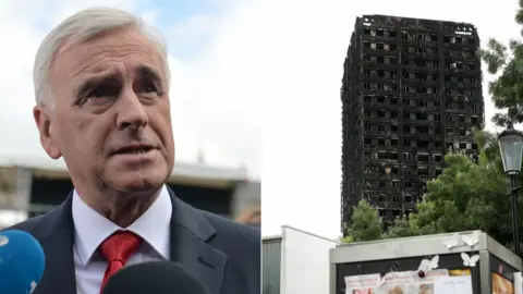 PA John McDonnell and the Grenfell Tower