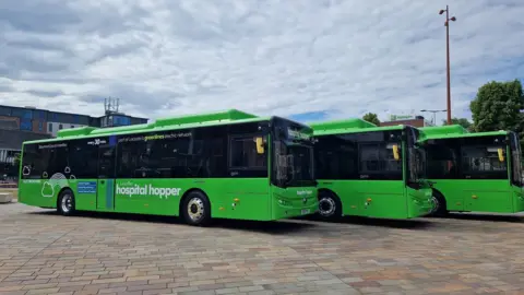 Leicester City Council Electric buses