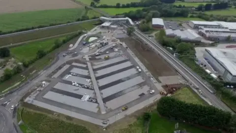 Worcestershire County Council Aerial view of Worcestershire Parkway