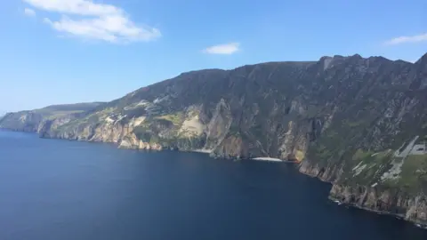 BBC NEWS Slieve League cliffs County Donegal