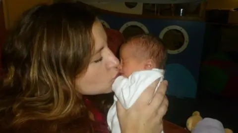 Family photo Keely Blows and her daughter Tallulah Irish