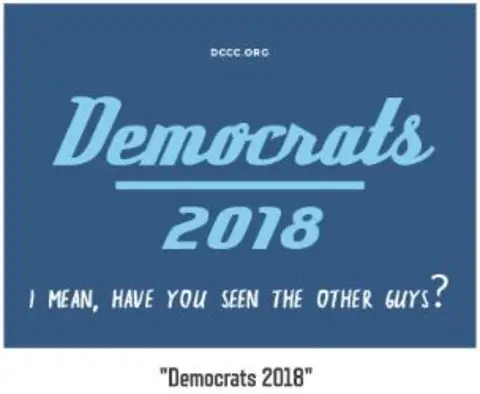 DCCC.org A proposed Democratic Party bumper sticker