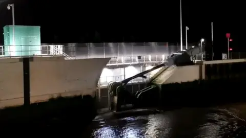 Environment Agency Flood barrier