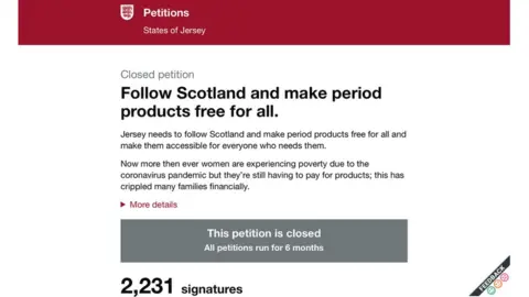 States of Jersey online petition