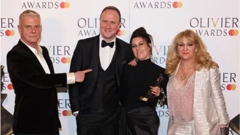 Getty Images Stephen Daldry, Justin Martin, Kate Trefry and Producer Sonia Friedman