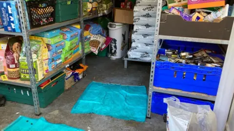 BBC Storeroom damage