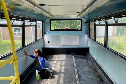 Bourne Primary Academy Reading bus