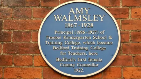 AFP Blue plaque for Amy Walmsley