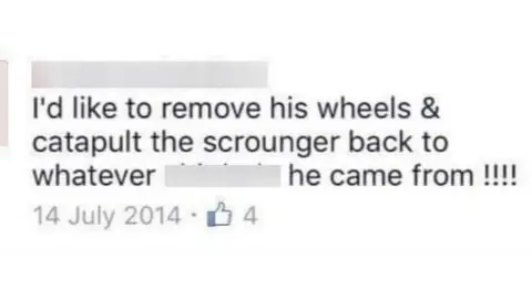 Facebook Comment under Facebook post