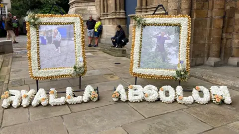 Floral tributes