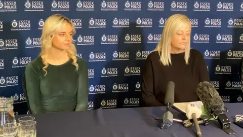 John Fairhall/BBC Emily and Nicole Dobbin