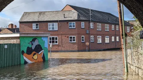 Flooding in Shrewsbury