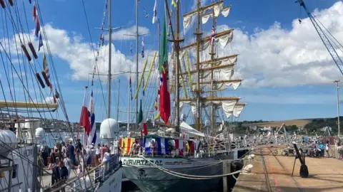 BBC Tall Ships at Falmouth Docks