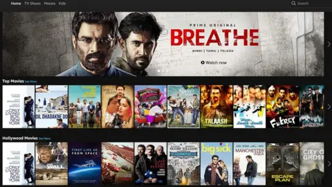 Amazon The India homepage for Amazon prime video