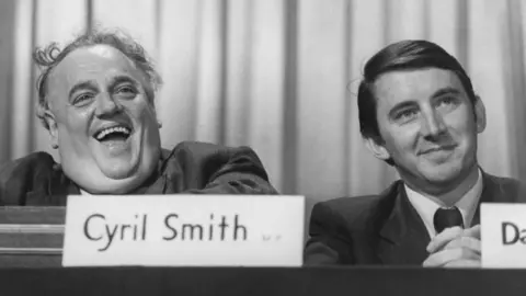 Getty Images Cyril Smith and David Steel at the 1973 Liberal Party conference