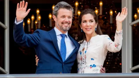 Getty Images Crown Prince Frederik and his wife Princess Mary in 2018