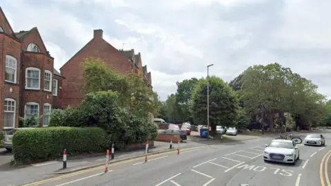 Temporary cycle lane markers replaced with concrete