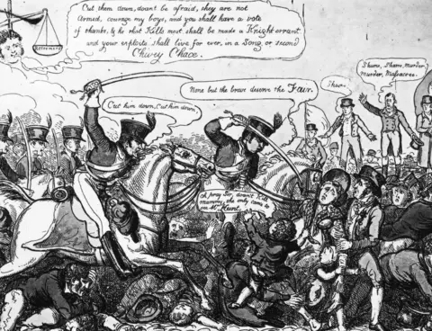 Getty Images Peterloo Massacre