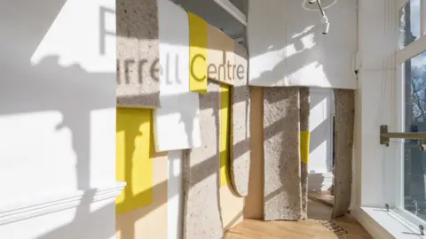 JILL TATE Dress for the Weather installation at The Farrell Centre