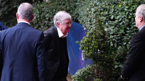 PA Media Mark Drakeford arriving at the Covid Inquiry