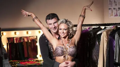 Joe Calzaghe and Kristina Rihanoff