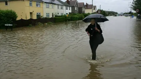 Getty Images Flood water