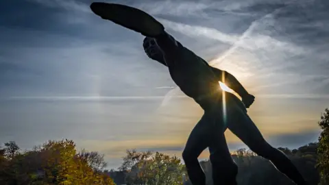 Anthony Morris One of Blenheim Palace's many statues