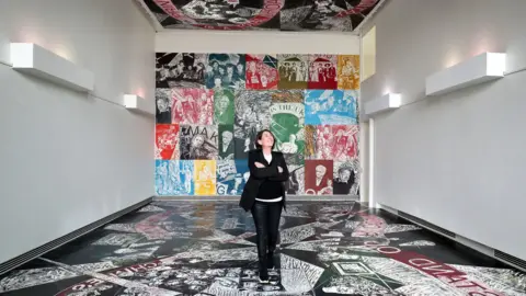 PA Inside the gallery