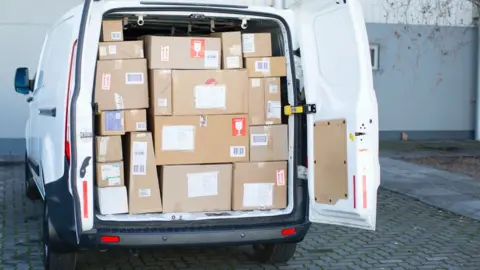 Getty Images Van with doors open