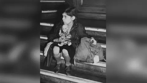 Getty Images Kindertransport children at Dovercourt Bay